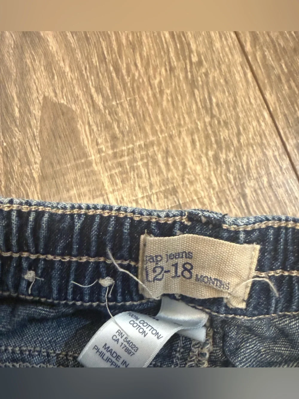 Baby Gap Vintage Girls Denim Jean Skirt Size 12-18 Months